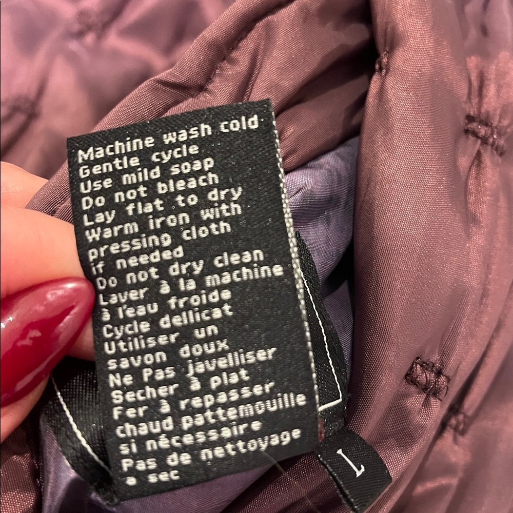 NWT UBU Reversible Quilted Long Jacket COAT art deco to wear wearable art galaxy - Picture 12 of 16